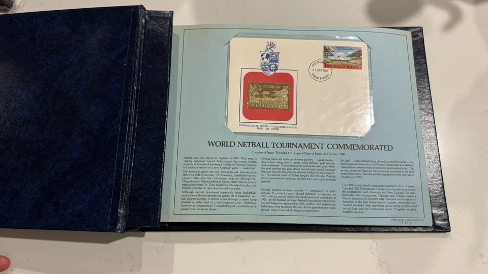 Royal International Gold Collection Album - Official FDC & Proof Medals - Image 2 of 4