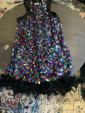 Multi Color Dance Competition Costume Dress Size Small