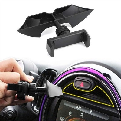 Black For Mini Cooper F54 F55 F56 F57 F60 Car Dashboard Slot Phone Holder Mount