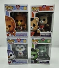 Funko POP! Care Bears Monsters & Cousins set Of 4 Tenderheart Dracula Brave Lion