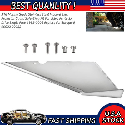 99052 Skeg Guard Protector Kit For 1995-2006 Volvo Penta SX Drive Single Prop