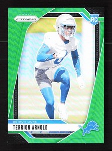 2024 Panini Prizm Green Terrion Arnold RC Detroit Lions #389