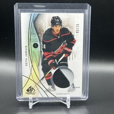2024-25 Upper Deck SP Game Used Seth Jarvis Gold Premium Mem Patch /15 #99