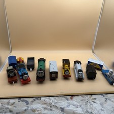 Lot Of 10 Thomas The Tank Toy Diecast Trains, Varied Characters And Colors