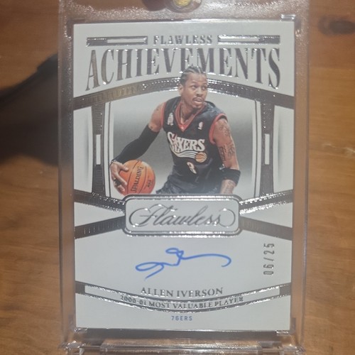 2023-24 Panini Flawless Allen Iverson Achievements Auto #/25 76ers