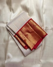 Designer Sari Bollywood Bridal Silk Saree Blouse South Indian Party Wear Saree