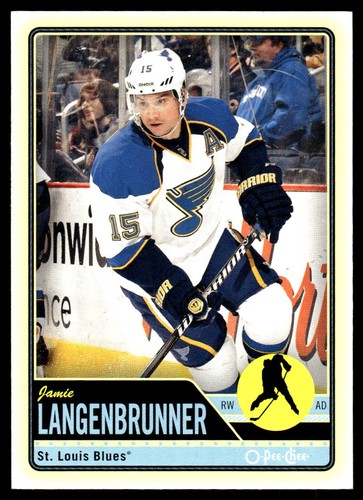 2012 O-Pee-Chee Jamie Langenbrunner #218 card