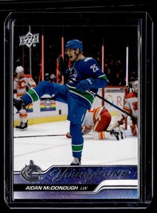 2023-24 Upper Deck Young Guns Aidan McDonough Rookie Vancouver Canucks #232