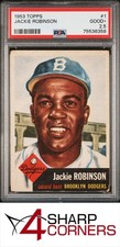 1953 TOPPS #1 JACKIE ROBINSON DODGERS HOF PSA 2.5