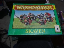 WARHAMMER FANTASY BATTLE, OOP SKAVEN BOX SET, OPENED but COMPLETE SET
