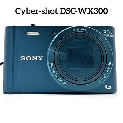 SONY Cyber-shot DSC-WX300 blau 20x optischer Zoom getestet funktioniert aus...