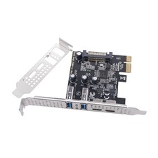 New PCI Express to USB PCIE Adapter Card With PCI-E 1X External Interface