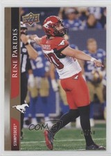 2021 Upper Deck CFL Gold 14/50 Rene Paredes #116 n1u