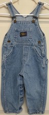 Vintage Oshkosh Baby B  Gosh Overalls Sz 24M 100 Cotton Light Blue  Baby B  Gosh  
