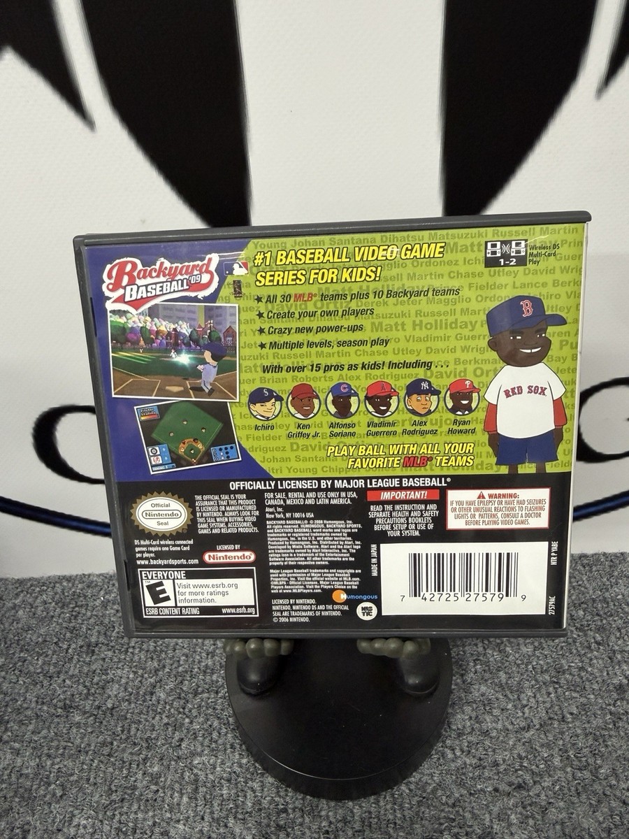 Backyard Baseball '09 COMPLETE! (Nintendo DS, 2008) FREE SHIPPING