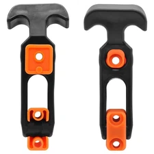 2 Pcs Rubber Draw Latch T Handle,4.3 Inch Flexible Hasp Latch for Tool Box Golf