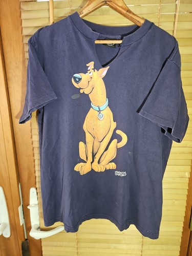 Vintage 90s Scooby Doo Cartoon Network Distressed Tee T Shirt Single Stitch L