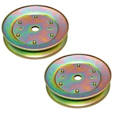  2 Mandrel Pulley Fits Craftsman 42" 50" 54" Mower Deck 173436 153535 532153535
