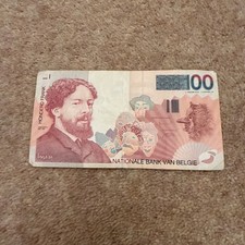 Belgium 100 Francs Banknote, Nationale Bank Van Belgie