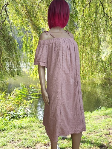 bequemes Sommer Strand Kleid, Gr 2XL 48, Body Flirt Rosa damen neu pink xxl midi - Bild 2 von 5