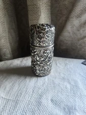 Vintage Gorham Sterling Silver Vanity Dresser Jar