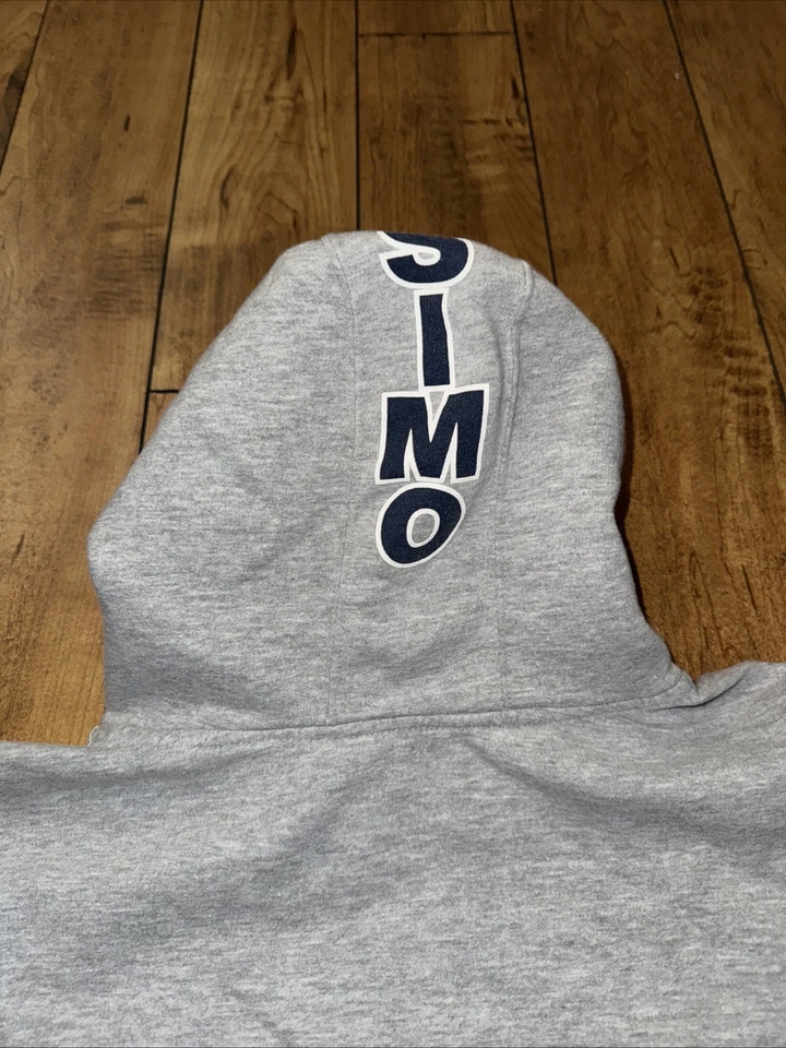 Sudadera con Capucha Mossimo Vintage Gris Grande Años 90 Y2K Streetwear 24x28 Foto 4 de 4