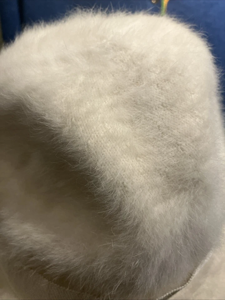 Sombrero Kangol vintage para mujer cubo Fedora suave difuso imitación piel gorra marfil damas Foto 2 de 4