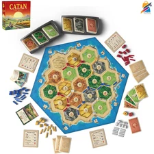 CATAN Board Game 6th Edition Strategy Classic Family Fun 3-4 Players Ages 10+