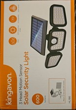 Solar Powered Security Lighting System Suitable for Outdoor Use