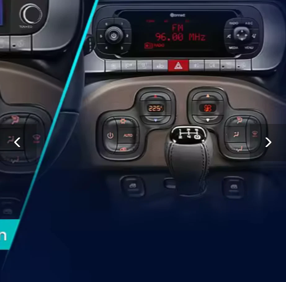 Autoradio 7" CarPlay Android Auto per Fiat Panda 2013–2020 GPS FM RDS - Immagine 2 di 4