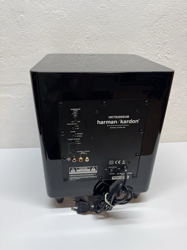 Harman/Kardon HKTS200SUB Powered Subwoofer Black 200 Watts - Picture 7 of 9