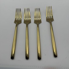 20 piece flatware set Gold Color New In Open Box Dishwasher Safe