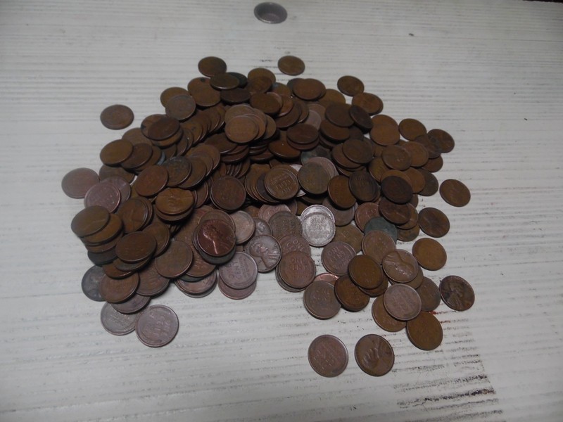 282 WHEAT PENNIES - 1909 TO 1958