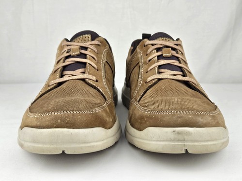 Rockport Sneaker Mens 10M Brown XCS City Edge Laced Up Casual CH2009 - Picture 2 of 10