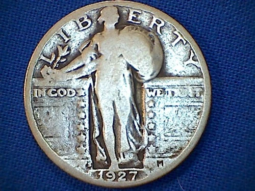 1927- S Standing Liberty Quarter Very Low Mintage of 396 Thousand  KEY DATE