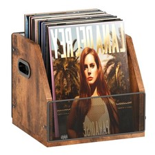 Vinyl Record Storage, Record Box Case Crate, Vinyl Record Album Holder, Deskt...
