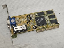 S3 Trio 3D/2X, 8MB, AGP 2x, VGA, Manli M-368, VIDEO CARD - WORKING 