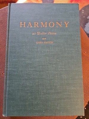 Harmony Walter Piston 1962 Third Edition Music Theory W. W. Norton