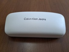 Calvin Klein Jeans Glasses Hard Case - White