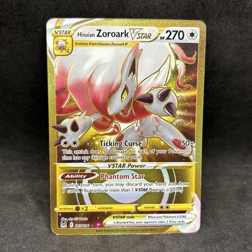 Pokemon TCG - Hisuian Zoroark VSTAR 213/196 Secret Rare - SWSH Lost Origin - MP