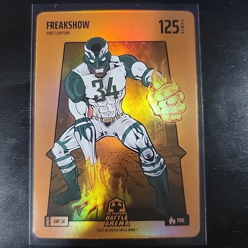 Bo Jackson Battle Arena Alpha Update Freakshow Orange Battlefoil OBF-58 NM