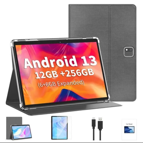 10.1 inch 5G Wifi Android 13 Tablet PC 12G RAM 128GB ROM Dual Camera AC 8000mAh