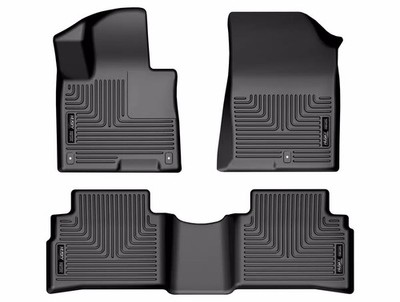 Husky WeatherBeater Front/2nd Row Floor Mats 3pc Fits 2023-2026 Kia Sportage Blk