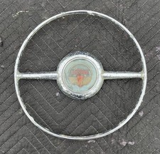 1940s Ford Steering Wheel Horn Ring With Center Button 1940s Ford Steering Wheel Horn Ring With Center Button