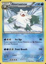 Abomasnow Rare XY - BREAKthrough 40/162 DMG