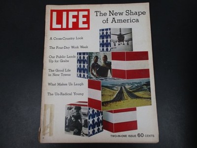 Vintage LIFE Magazine January 8, 1971 2-In-1 Issue The New Shape Of America VTG