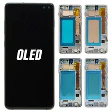 OLED LCD Display Touch Screen Digitizer Frame For Samsung Galaxy S10+ Plus G975U