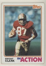 1982 Topps In Action Dwight Clark #479 0bd6