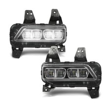 2pcs Front Fog Light Kit Passenger Side Clear Lens Chrome Housing 2pcs Front Fog Light Kit Passenger Side Clear Lens Chrome Housing