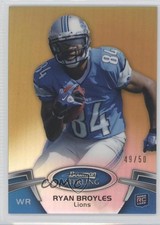 2012 Bowman Sterling Gold Refractor 49/50 Ryan Broyles #8 0f6